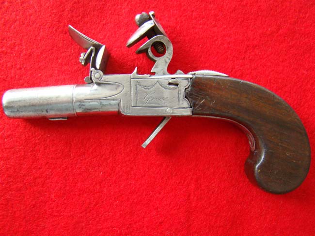 An English .44 cal. flintlock pocket pistol by James Grice, London, circa 1782-1797 — image 2